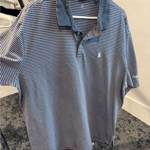 Ralph Lauren Navy Striped Polo Shirt